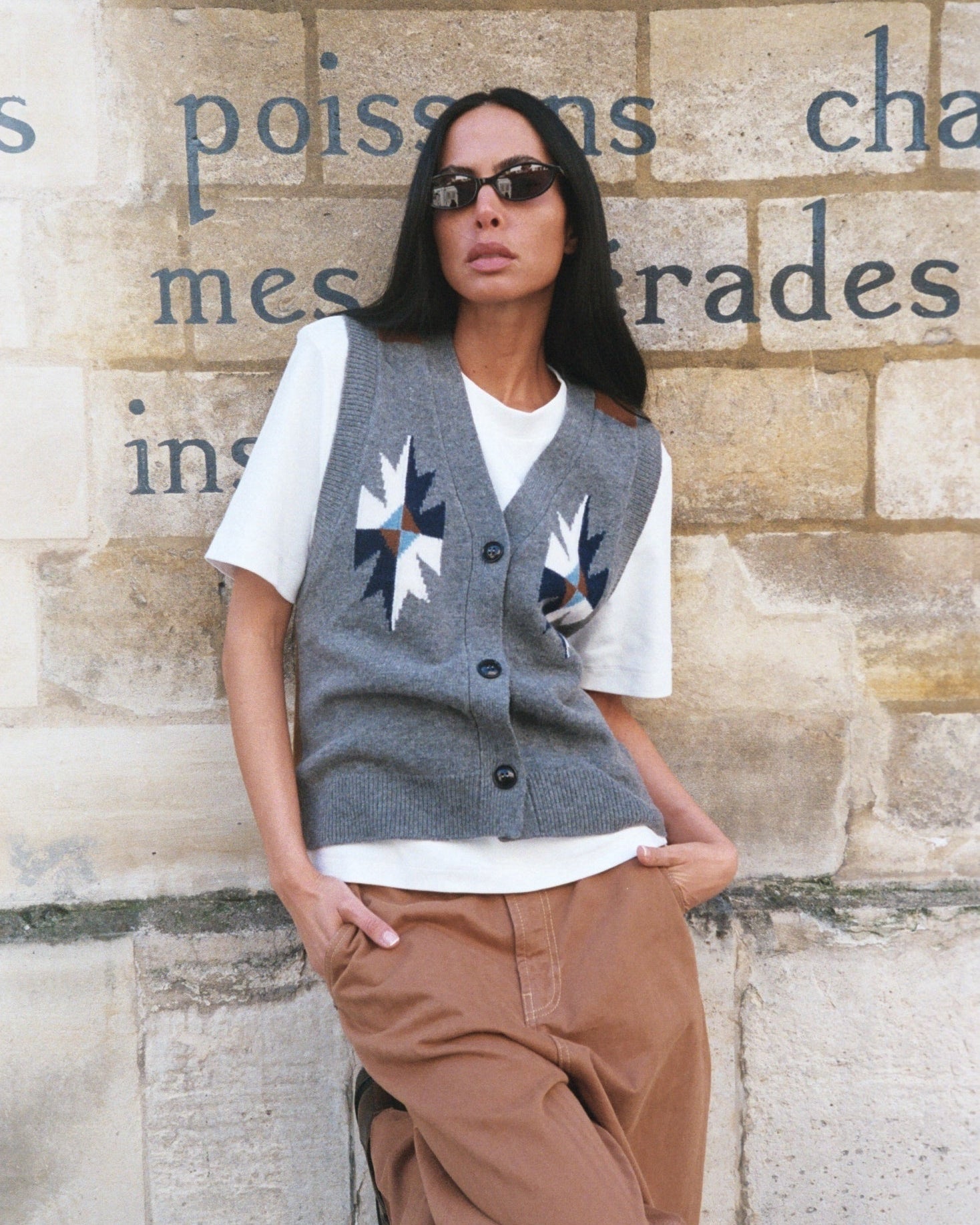 Modelshot / Grey Melange / Detail